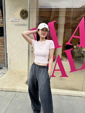 现货 THS-限时 大王家 尾品 满身提花logo短袖短T恤 2色 BH2580