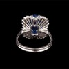 独角鹿西洋古董 20世纪欧洲出品铂金镶嵌斯里兰卡无烧蓝宝石及钻石戒指 商品缩略图4