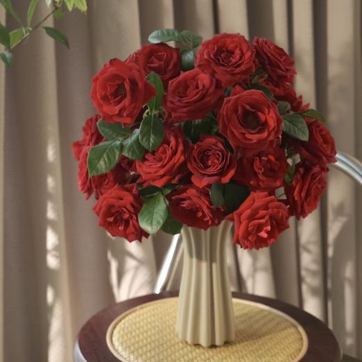 【勃艮第丝绒】玫瑰-红色系 40cm 10枝 | 公众号专享 商品图1