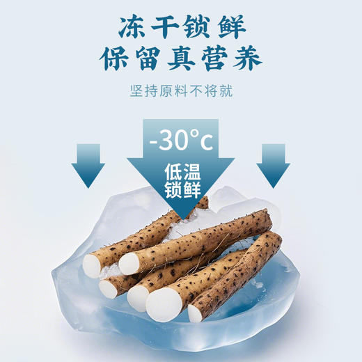 【怀生堂】FD冻干铁棍山药粉，冻干锁鲜工艺营养成分更好，每盒180g（每盒12g*15条） 商品图3