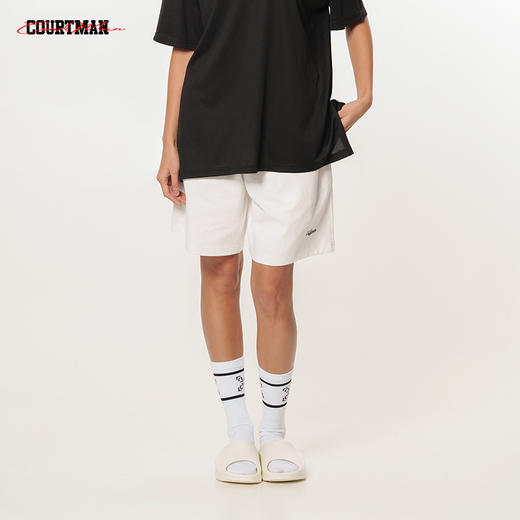 COURTMAN野球帝美式运动跑步篮球短裤健身透气训练裤男女休闲宽松 商品图3