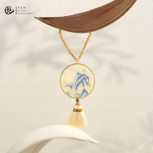 艷 湘绣 手工刺绣车挂 商品图2