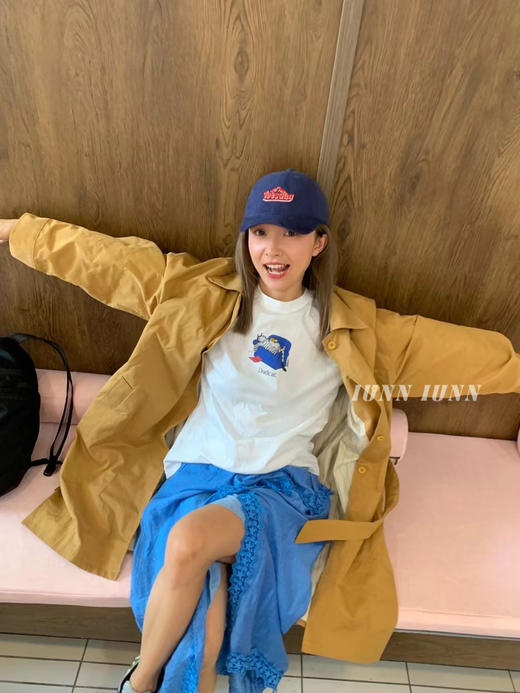 躺平摆烂胖胖加菲猫白T 商品图5