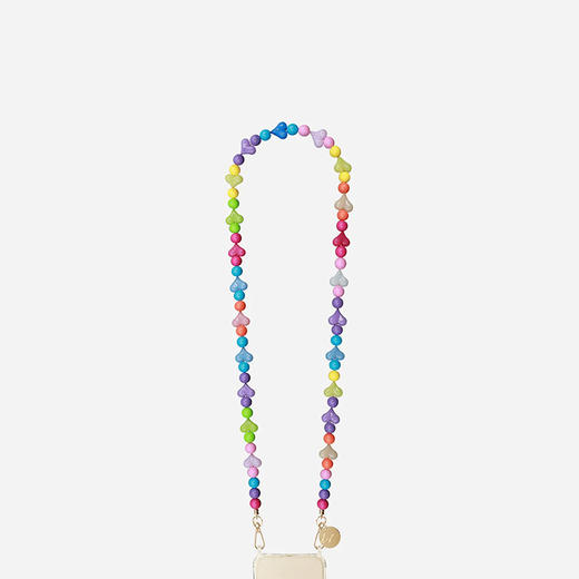 订购8周到｜La Coque Française-Raya-彩色 爱心 长款 手机链［法国设计师］ 商品图0