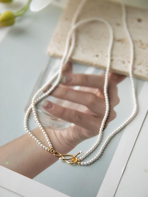 施华洛小米珠双层项链JCF2NEK068 商品图2