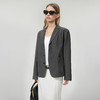 ROMI STUDIO “自我轮廓” 棉洗水做旧肌理感西装外套 441WG019 商品缩略图1