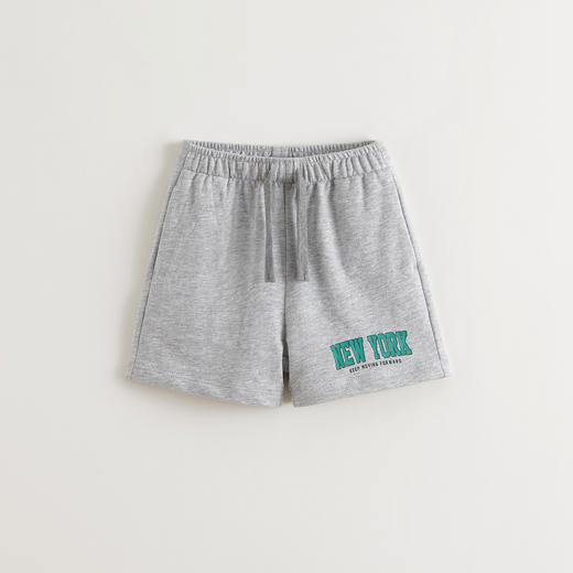 马克珍妮男童休闲字母运动短裤宝宝纯棉裤子2025年夏装新款550939 商品图2