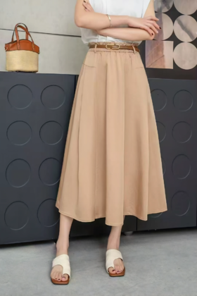 女装25春夏新品半身A字裙2235-E6226