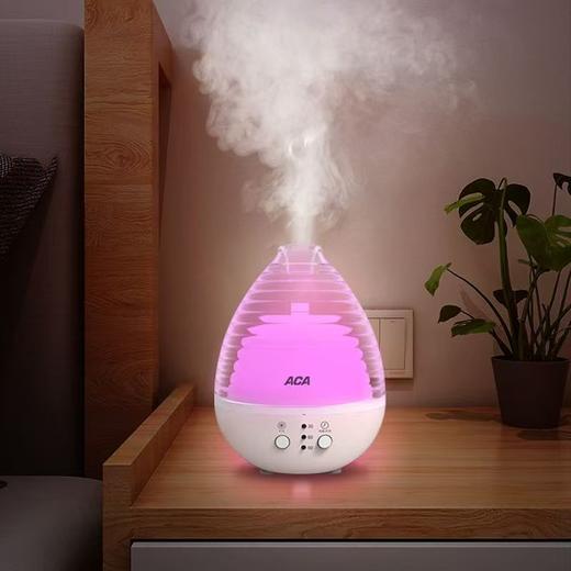 ACA正品喷雾香薰加湿器静音超声波精油家用卧室迷你 商品图0