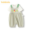 巴拉巴拉宝宝短袖套装男童背带裤两件套2025新款可爱 商品缩略图4
