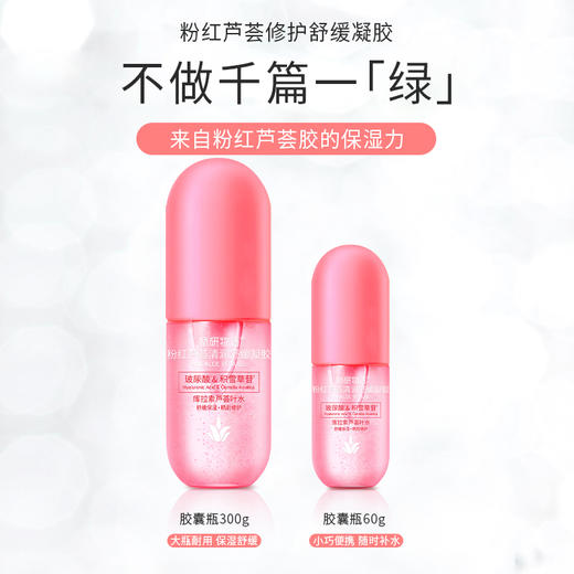 娇研物语粉红芦荟清润舒缓凝胶60g（250309）新老包装随机发 商品图1