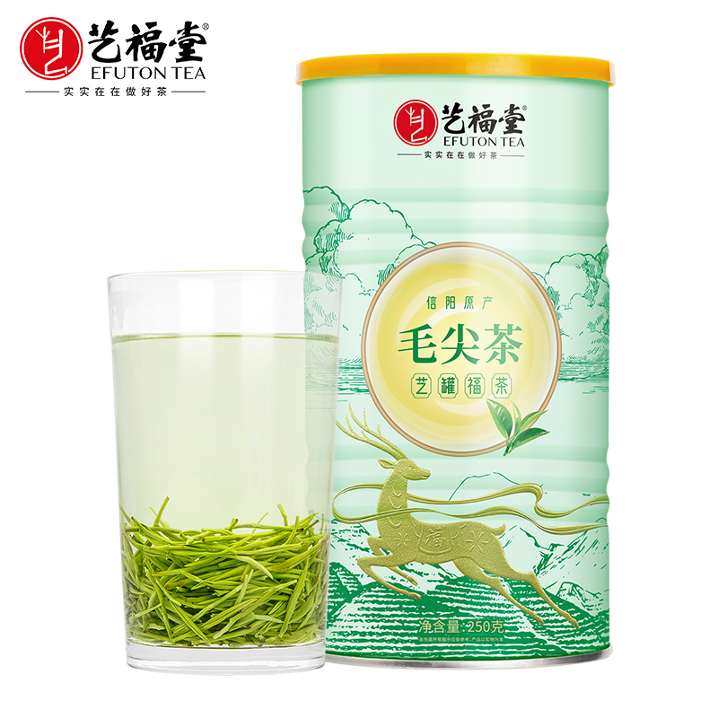 艺福堂信阳原产毛尖茶特级250g/罐