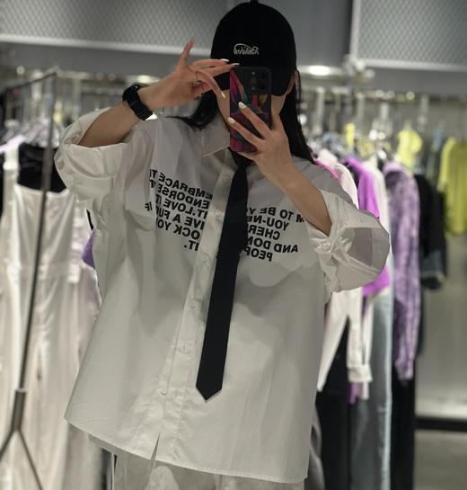 Z POLO领基础小字母衬衫（白）春季151010330321 商品图0