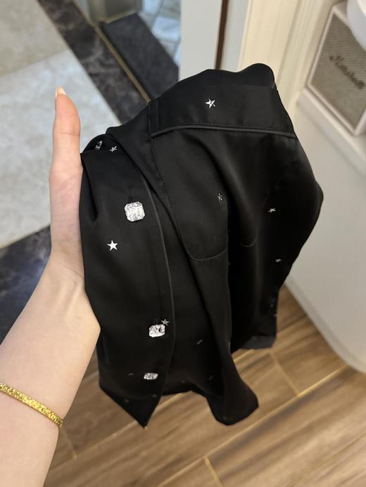 高级感星星冰丝睡衣春夏缎面家居服套装遛弯睡衣 商品图12