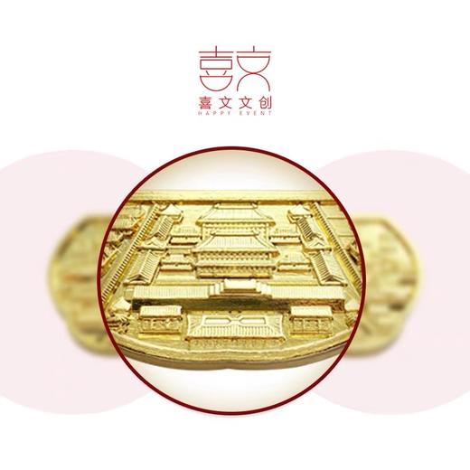 京城金锁钥系列冰箱贴 故宫脊兽北京纪念品钥匙锁创意磁铁吸铁冰箱贴金属材质 商品图3