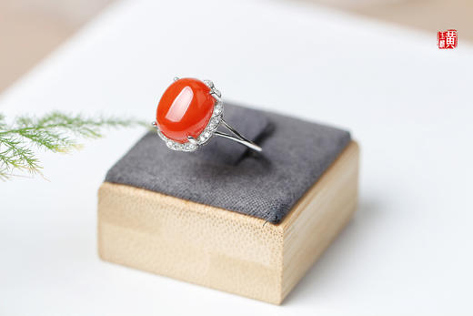 南红戒指【璇瑰】，925银镶 商品图4