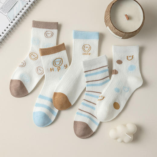 【网眼透气，给足舒适】夏天宝宝袜子 男宝小孩薄款棉中筒童袜 女童网眼透气学生长袜儿童-QQ 商品图3
