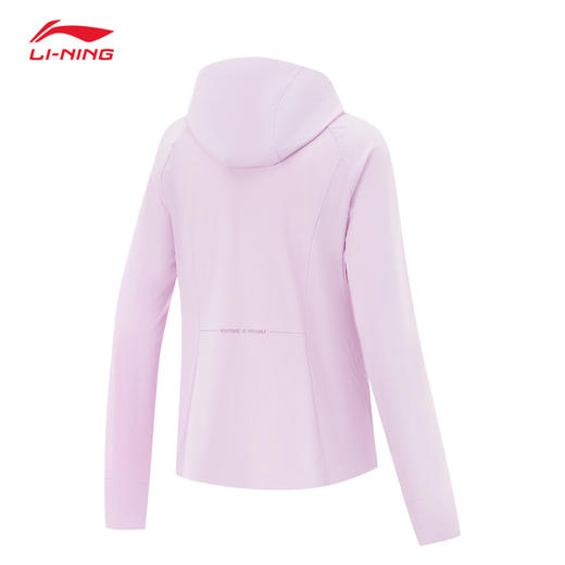 李宁针织风衣女子25春夏新款简约百搭户外休闲连帽运动外套AFDV286-5 DS 商品图1