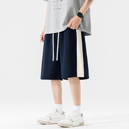 【DSL】大依优型大码短裤五分裤大号裤子弹力透气加肥加大夏季松紧腰宽松运动沙滩裤 商品图5