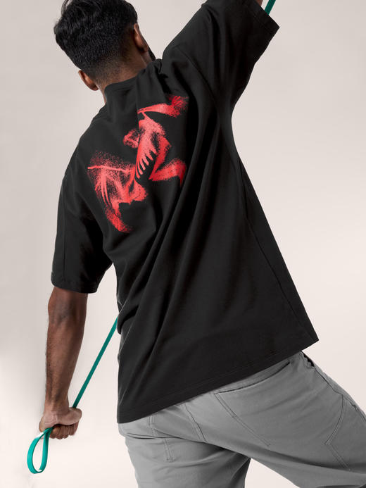 25SS新款重磅幻影鸟圆领短袖T恤 Z-15166 商品图8