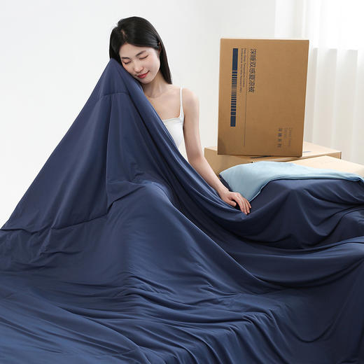 官网544/624！亚duo同款A类双面双感深睡夏凉被 单双人免被套被芯被子可机洗空调被 商品图8