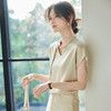 2025新款纯色百搭套头短袖修身优雅女式t恤夏季 商品缩略图1
