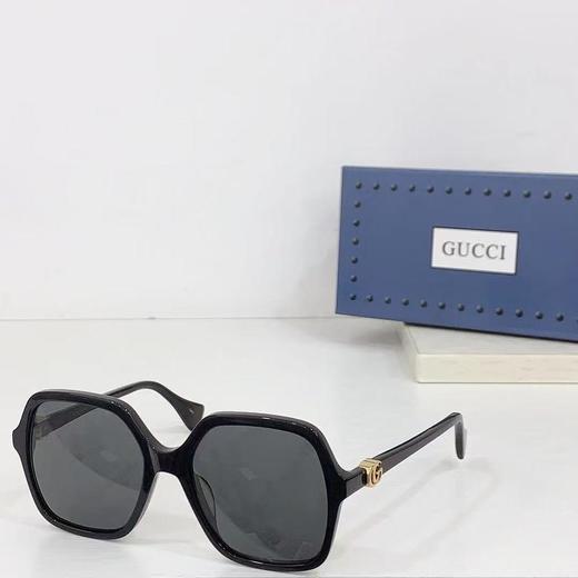 GUCCI古驰GG1072SA双G镜腿高品质板材方形大框时尚太阳镜（JH） 商品图1