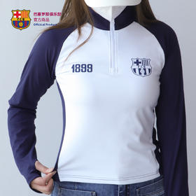 【官方正版】巴塞罗那俱乐部丨巴萨女款长袖足球训练服健身速干