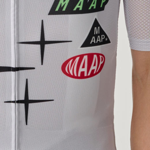 MAAP 男士 Drome Pro Air Jersey 3.0 竞赛白 短袖骑行服 商品图4