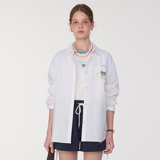 TeenieWeenie小熊衬衫女夏季女装TTYA252501T 商品图0