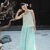 绽放292朵/【宋瓷系列】夏季新款桑蚕丝棉背心文艺打底叠穿吊带 商品缩略图2