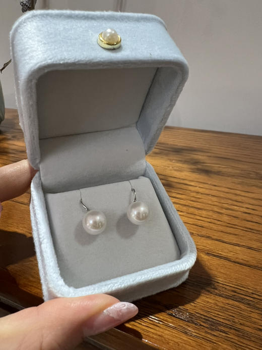 47-9 基础跑量 黄金点位 9-10mm 极光正圆 珍珠耳钉 高跟鞋耳钩 商品图13