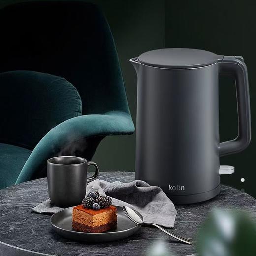 歌林黑金刚电热水壶自动断电智能一体正品电水壶1.8L大容量 商品图0