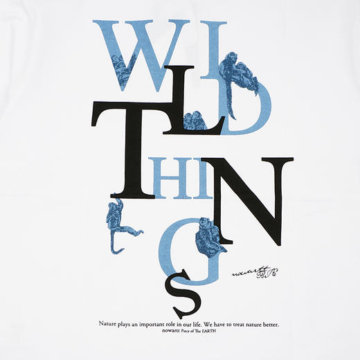 WILD THINGS Golden Monkey Graphic Tee 印花圆领短袖T恤 商品图4