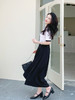 【百图lulu定制】【八分裙裤】松弛感 阔腿裤 厚重弹力收褶 百褶裙裤 商品缩略图6