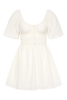 Faithfull The Brand - Sophia Mini Dress - White - 女装 - 连身裙 - 白色 商品缩略图0