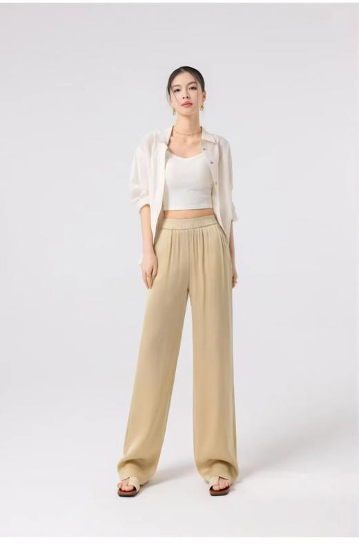 女装25春夏新品莱赛尔棉直筒裤2235-S2100 商品图0