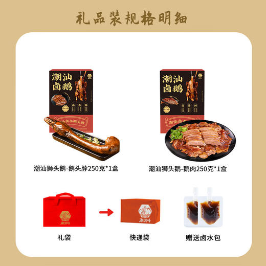 潮满峰 卤味双绝套装 500g 商品图1