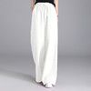 百媚生 苎麻棉垂感宽松阔腿裤TDA-7 商品缩略图7