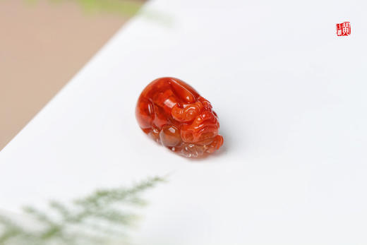 南红貔貅吊坠【招财进宝】 配精美挂绳 商品图3