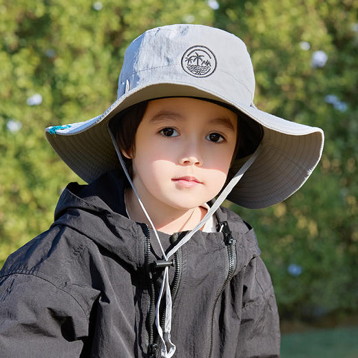 FXQ【儿童渔夫帽子】女孩春夏季新款 时尚登山帽 户外男童宝宝防晒遮阳盆帽 商品图9