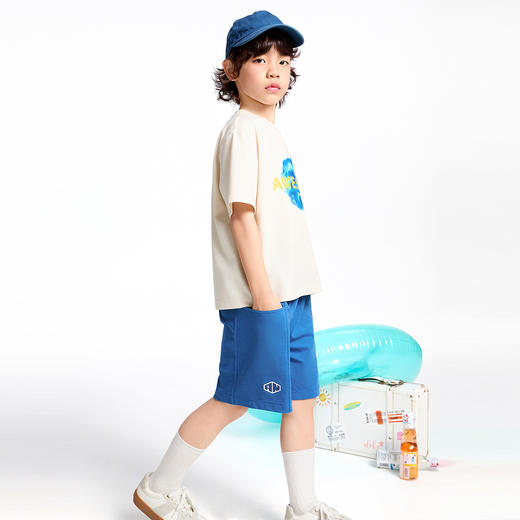 【实体店同款】男童圆领短袖针织套装夏季新款安奈儿童装AB521641 商品图5