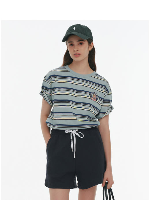 TeenieWeenie小熊条纹T恤女春季女t恤TTRS25M406Z 商品图4