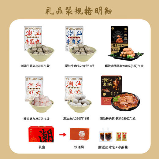 潮满峰 潮味大家乐套装 1650g 商品图1