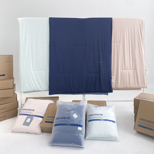 官网544/624！亚duo同款A类双面双感深睡夏凉被 单双人免被套被芯被子可机洗空调被 商品图10
