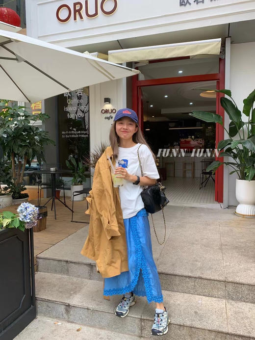 躺平摆烂胖胖加菲猫白T 商品图6