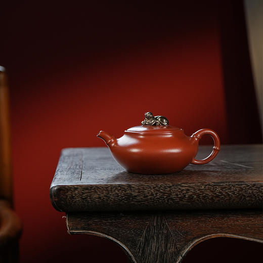 龙德堂陶艺 徐飞制《竹报平安》原矿大红袍 180cc 库存请咨询客服 商品图1