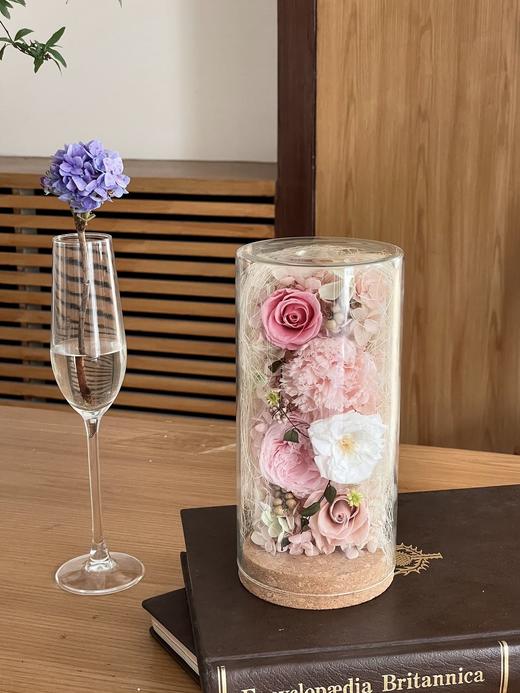 许愿瓶永生花（10x21cm）透明手提袋（暂存） 商品图0