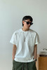 徐太浪缉明线拼接口袋短袖T恤男夏季潮流百搭纯色五分袖男生上衣 商品缩略图4