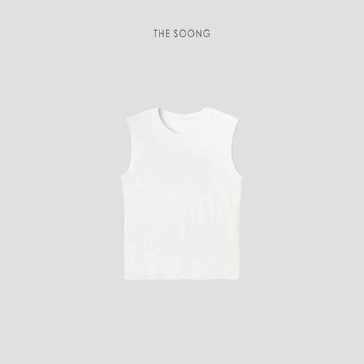 THESOONG"腔调主义"桑蚕丝羊毛细腻质感无袖坎肩背心HBTX6353 商品图6